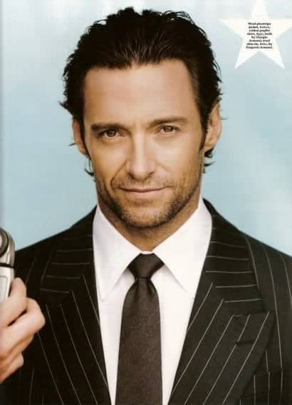 Hugh Jackman stubble style. 