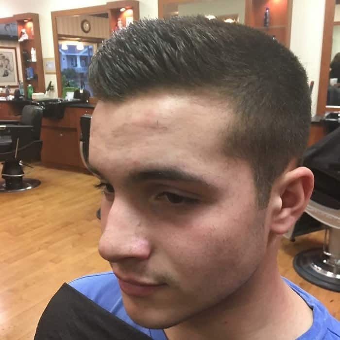 textured ivy league haircut 