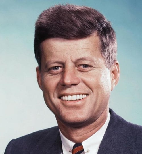 John F. Kennedy Hairstyles