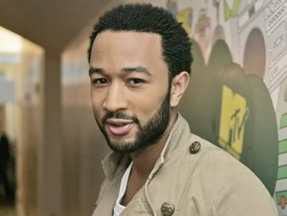 Cool black hairstyle from John Legend. 