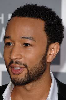 Short black hairstyle from John Legend. 