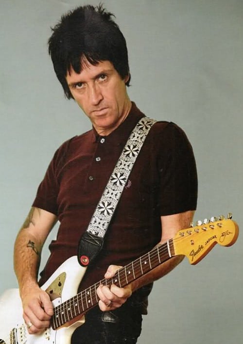 Image of Johnny Marr with black hair.