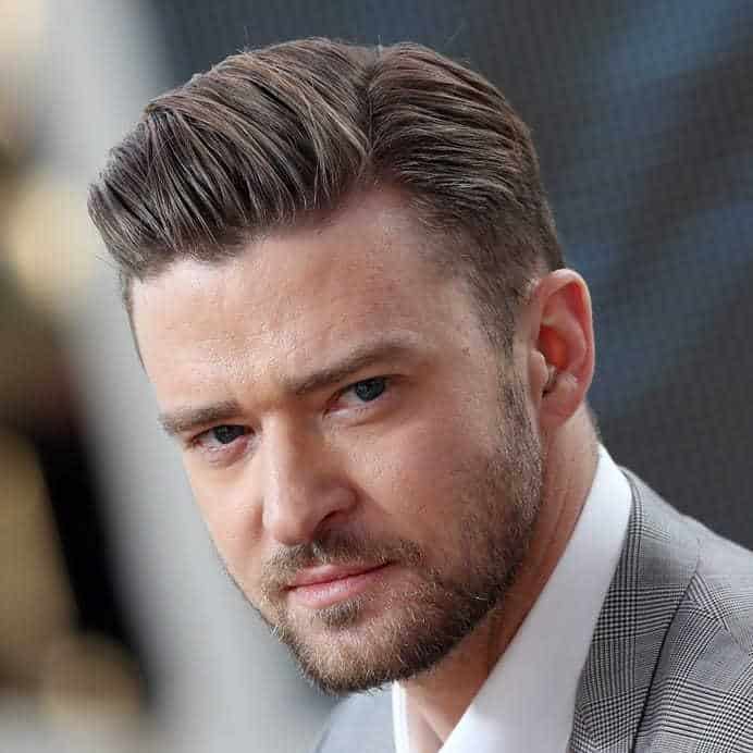 justin timberlake's short hairstyle