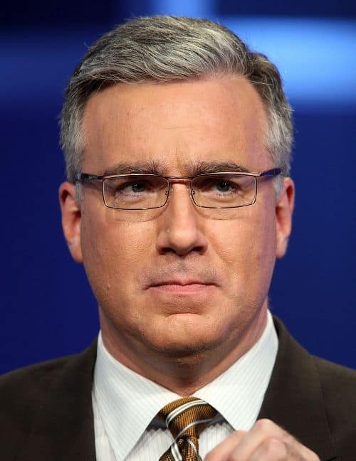 Photo of Keith Olbermann hairstyle.