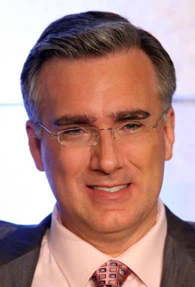 Image of Keith Olbermann side-parted hairstyle.