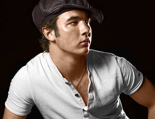 Picture of Kevin Jonas retro style.