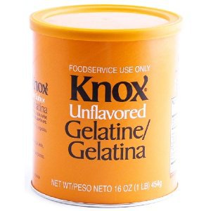 Image of Knox unflavored gelatin.