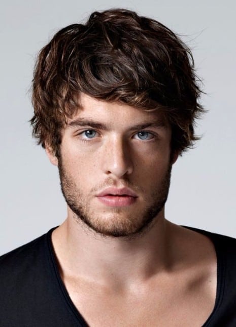 men layered hairstyle for short hair