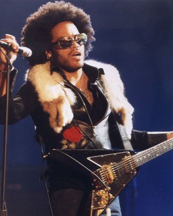 Photo Lenny Kravitz afro hair.