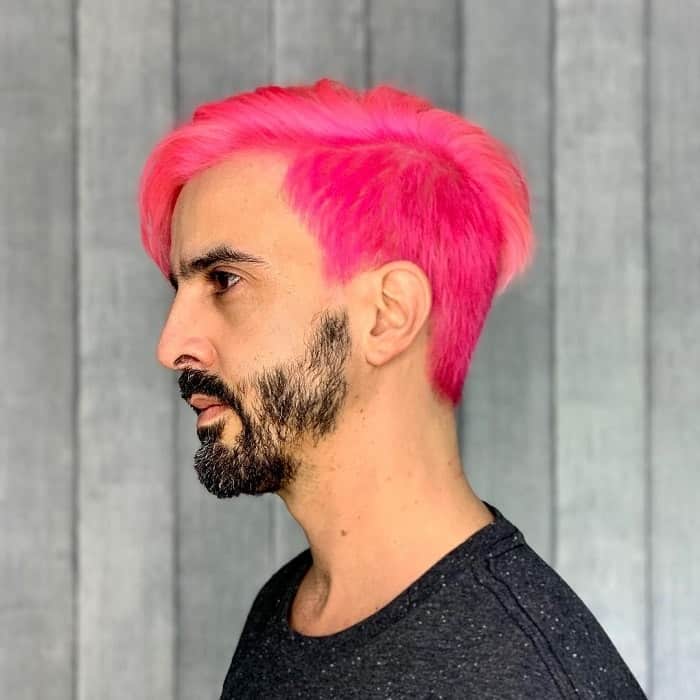 Men's Light Pink Hair 