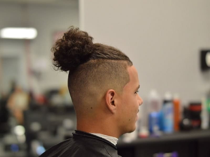 man bun for lightskin guys