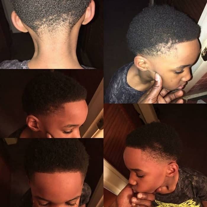 natural hairstyle for little black boy