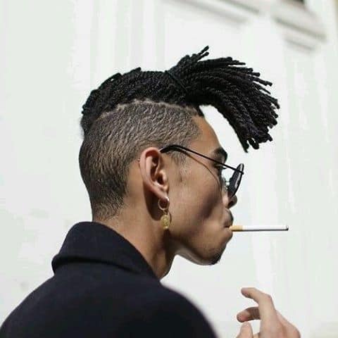 long twist braids for black men