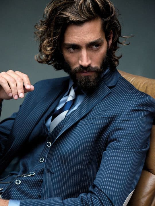 10 Long Hair and Beard Styles to Look Handsome – Cool Men's Hair