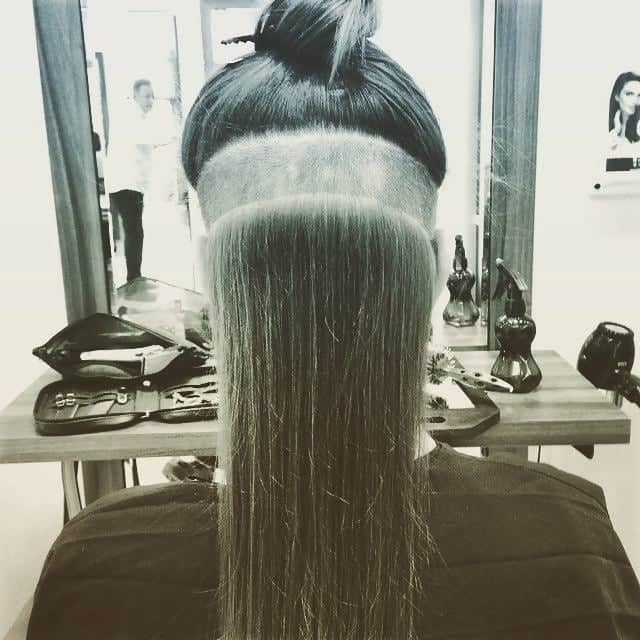 long hair undercut men