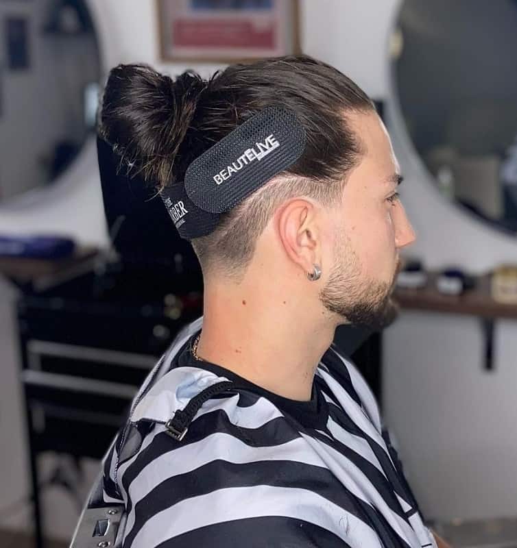 Taper Fade Haircut With Long Hair