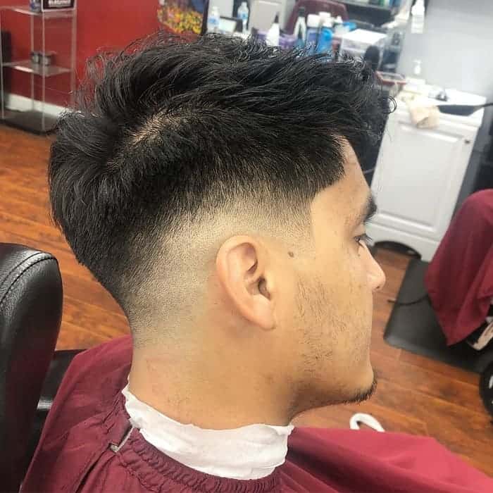 low drop fade for textured hair