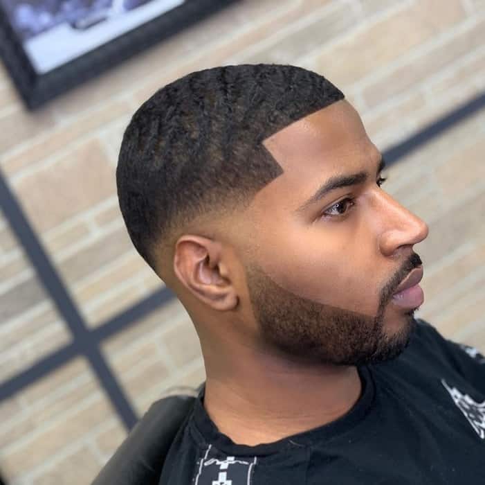 low fade haircut for black men
