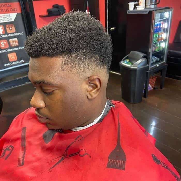 low fade haircut for black men 