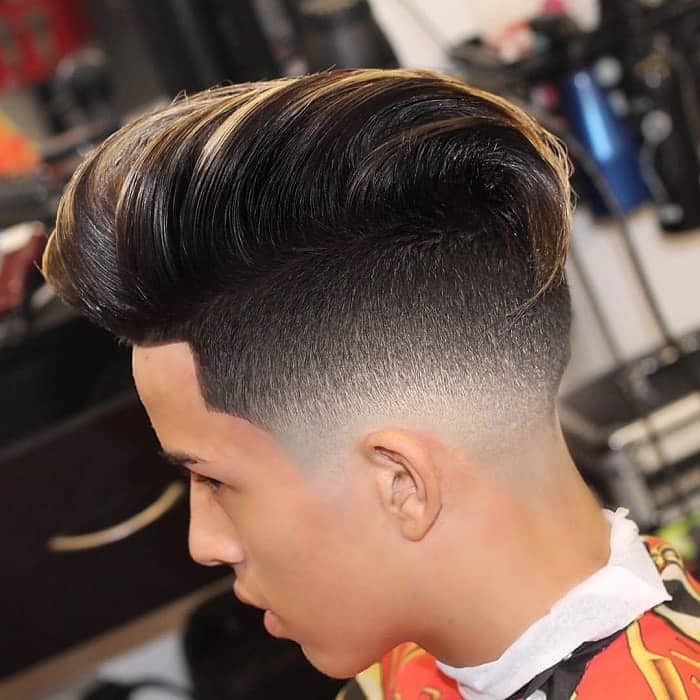 low fade hairstyles for long hair 