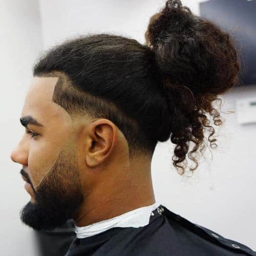 7 Spectacular Man Bun Hairstyles For Curly Hair 23 Trends