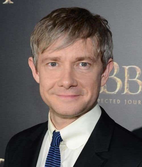 Image of Martin Freeman graying hair.