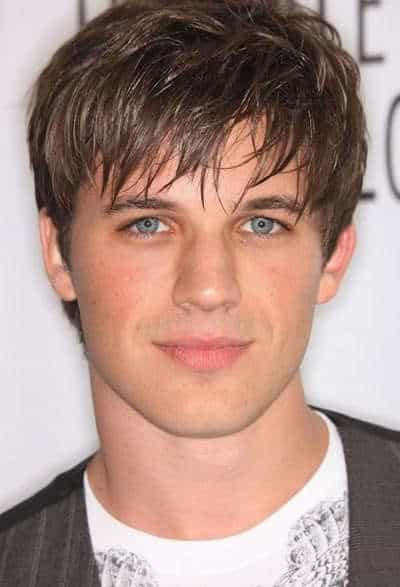 Matt Lanter textured bangs