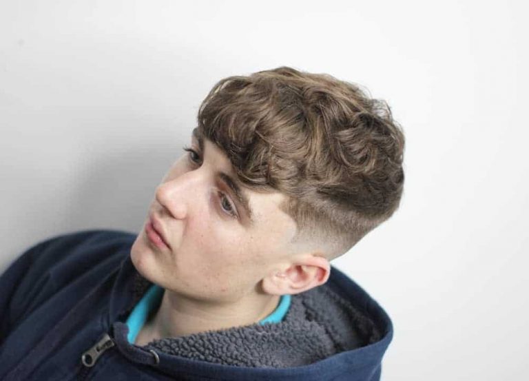 messy undercut for men