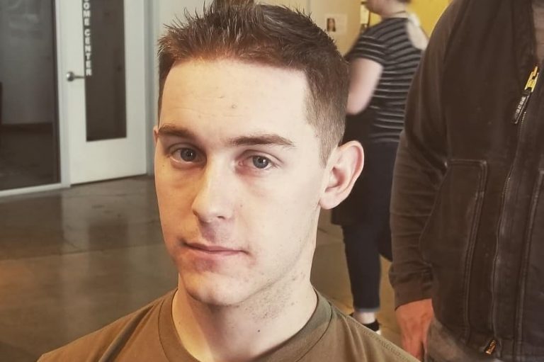 military buzz cut