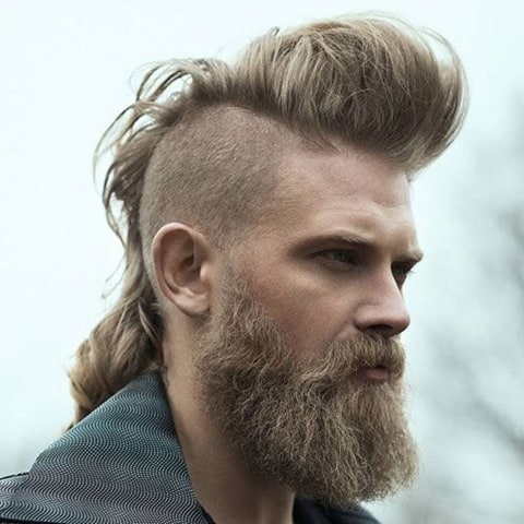 Long Hair Mohawk Men