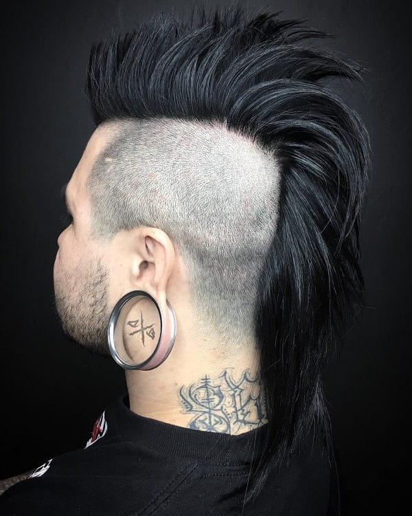 Mullet Mohawk with Undercut