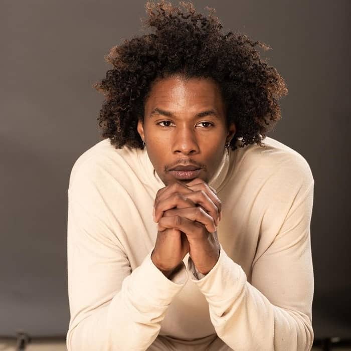 Natural Curly Hair For Black Men