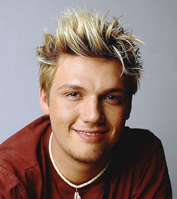 Nick Carter hairstyle