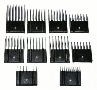 Image of different size Oster Professional 10 Universal Comb attachment set