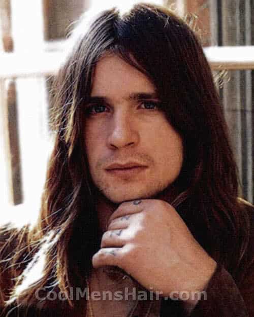 Photo of Ozzy Osbourne hairstyle.