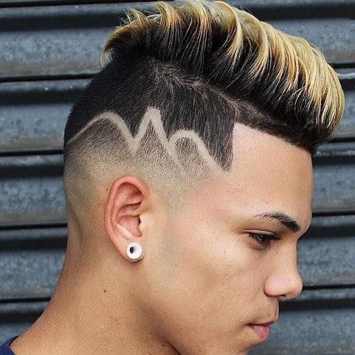 Penteado com Padrão para rapaz de 13 anos