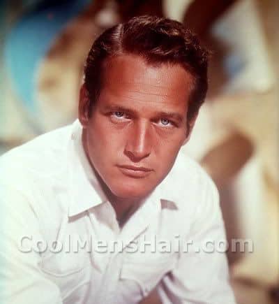 Photo of Paul Newman hairstyle.