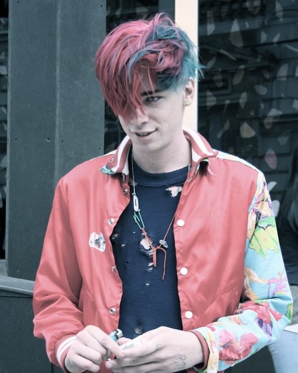 Pink And Blue Hair for Men