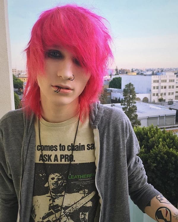 31 Best Pink Hair Color Ideas for Men in 2024 – Cool Men's Hair