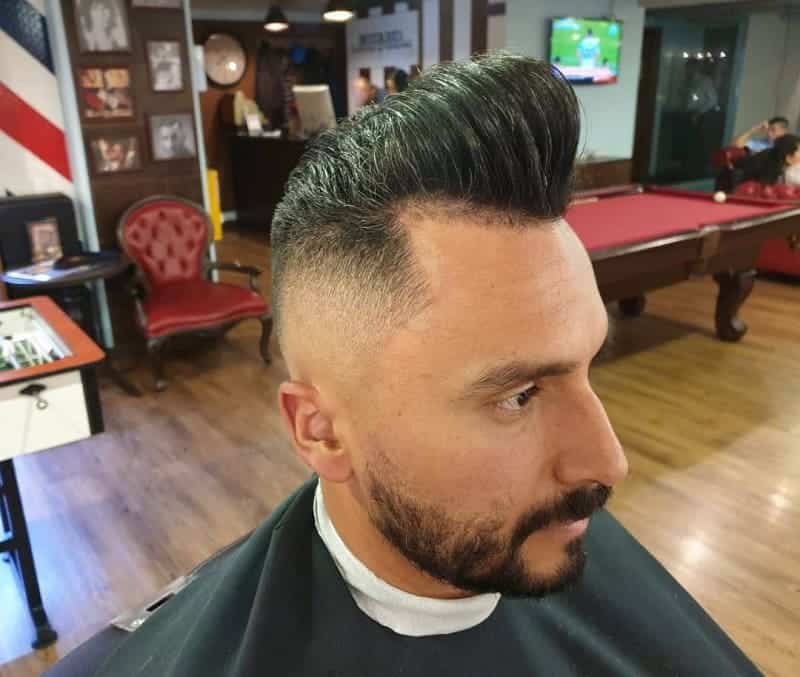 pompadour fades