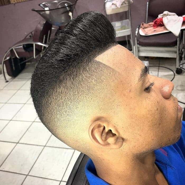 men's pompadour fade 