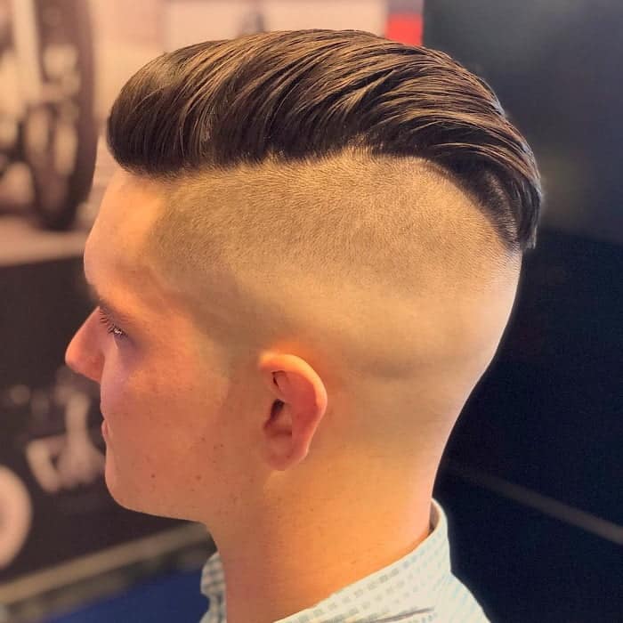 Razor Faded Pompadour