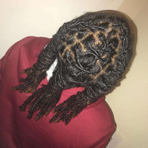 braided re-twist dreads for men