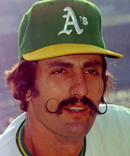 Rollie Fingers Moustache. Theatrical Human Hair