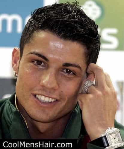Cristiano Ronaldo Hairstyles Curly Faux Hawk Mullet