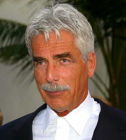 Photo of Sam Elliott short hair.