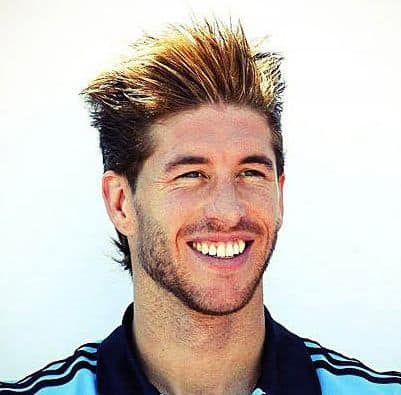 Sergio Ramos hairstyle photo.
