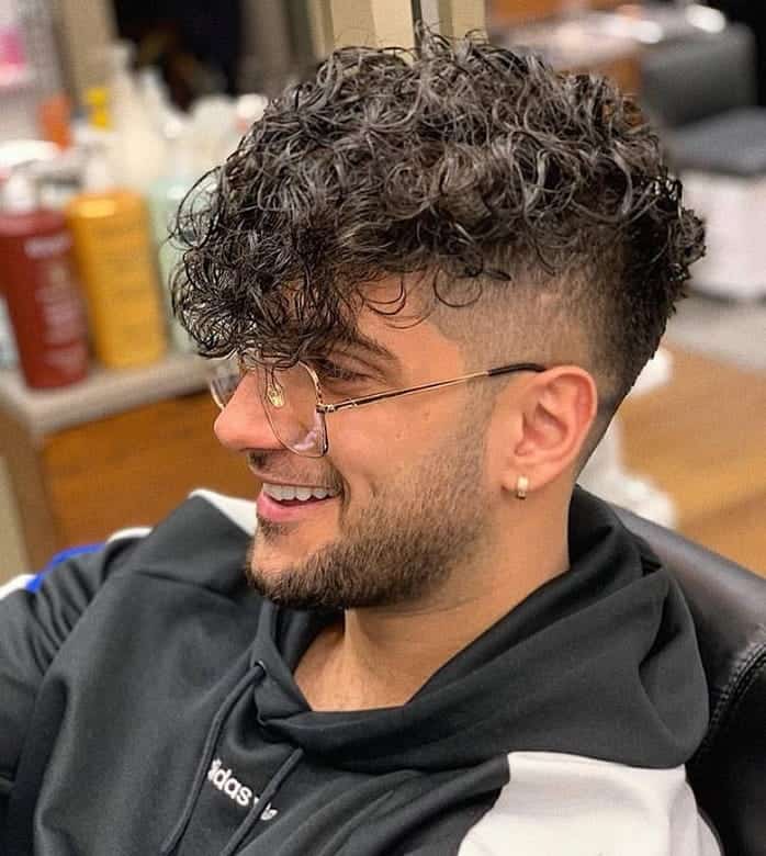 37 Cute Mens haircut shaved sides curly top for Trend in 2022