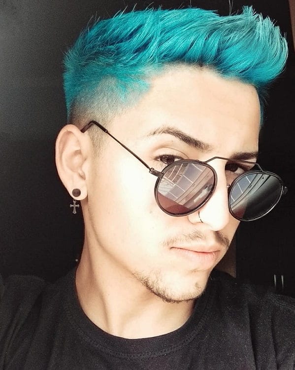 skyblue hair colour for men streax ultralights blue sapphire  YouTube