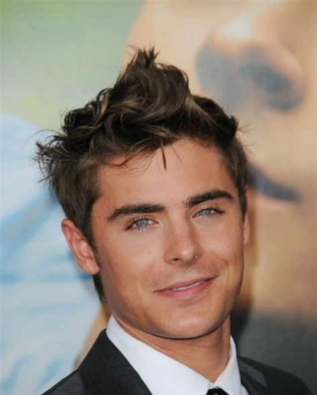 zac efron's short curly hairstyles